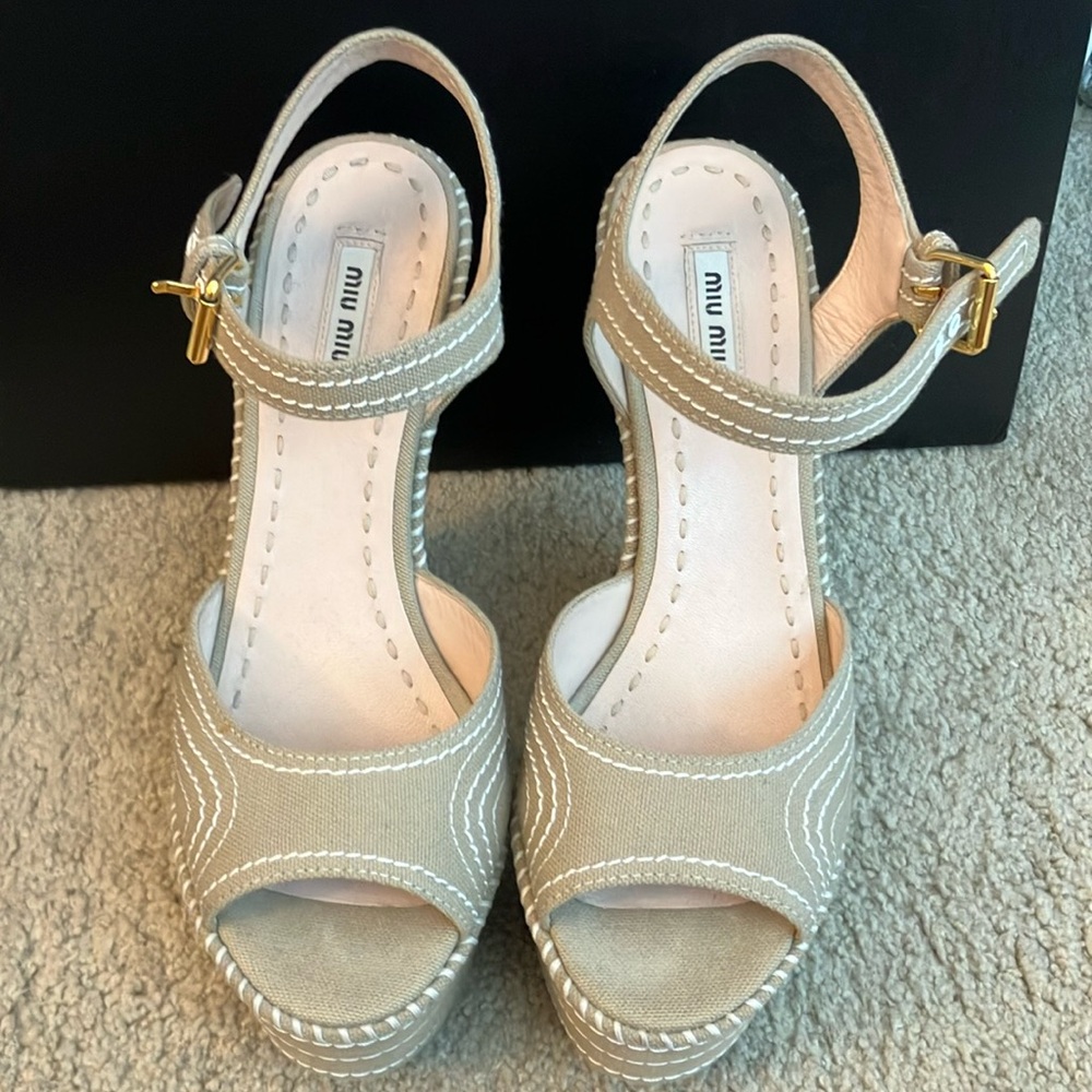 Miu Miu Platform Sandal - image 2